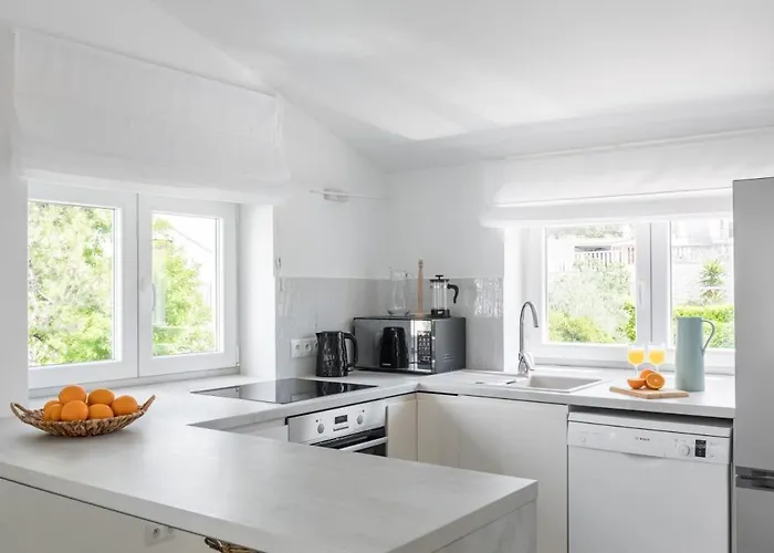 דירה In Arbanija With Sea View, Terrace, Air Conditioning, Wifi 5139-5